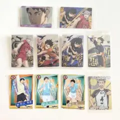 ハイキュー!! ゴミ捨て場の決戦 ウエハース グミ 他 カード 10枚セット