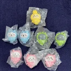 ちいかわ おきがえパジャママスコット　パジャマパーティーズ　4種セット　コンプ