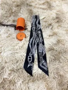 8/8まで❗【新品】エルメス ツイリー スカーフ ブックル・エ・マイヨン 黒白 8/8まで❗【新品】エルメス ツイリー スカーフ ブックル・エ・マイヨン