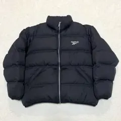 90s リーボック 肉厚 ダウンジャケット ヌプシタイプLサイズ　ブラック