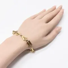 Dior ディオール エンブレムロゴ CDロゴ ハート モチーフ ブレスレット