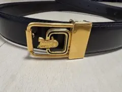 ☆OLD CELINE【セリーヌ】本革ベルト マカダム イタリア 良品 希少レア
