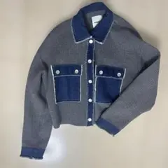 極美品✨sandro サンドロ ミニスカート ネイビー サイズ1 sandro(サンドロ) ミニスカート(レディース) - 海外通販のBUYMA