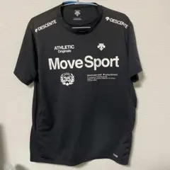 DESCENTE Move Sport Tシャツ ブラック