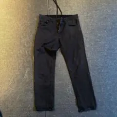 UNIQLOカラージーンズブラックパンツ メンズMサイズ