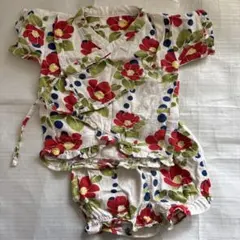 ベビー甚平 花柄