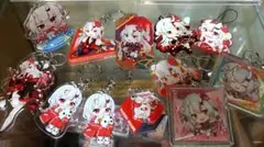 ぽ*む様 ホロライブ　百鬼あやめ　キーホルダーセット