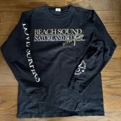 BEACH SOUND 長袖カットソー 黒