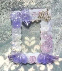 紫のホイップデコ