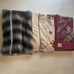 毛布シングル３枚セット