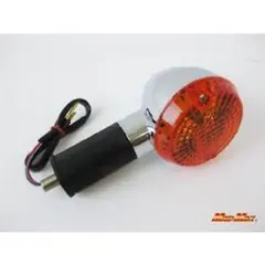 ゼファー400/χ 純正タイプ 砲弾型ウインカー シングル球(1個)オレンジ