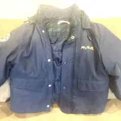 familiarネイビー　お受験アウター　2way 100cmダウン　ジャケット