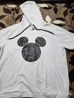 ミッキーマウス フード付きパーカー ホワイト