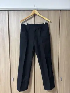 GU 黒スラックス ウエストゴム付き メンズ M