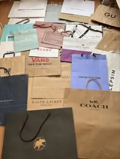 大型紙袋ショップ袋36枚セット ブランド色々