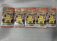 【新品未開封】amiiboカード　あつまれどうぶつの森　第4弾 5パックセット
