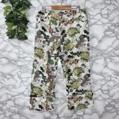 BRIGITTE 花柄フレアパンツ 日本製 7号