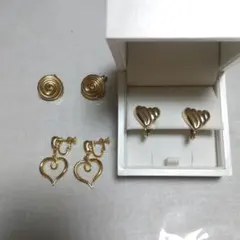 イヤリング　3点セット　昭和レトロ　ヴィンテージ