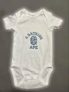 A BATHING APE ベビー ロンパース ホワイトのサムネイル