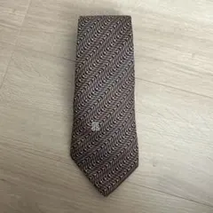 LANVIN PARIS ネクタイ シルク100% ウェーブ柄