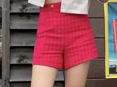 ハイウエストハーフパンツ