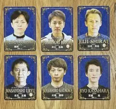 GⅠ オールジャパン竹島特別 70周年記念 競走 選手トレーディングカード6枚