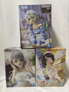 ホロライブ Relax timeフィギュア 白銀ノエル 大空スバル　轟はじめ