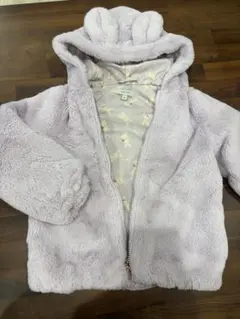 薄紫色フード付き　アウター