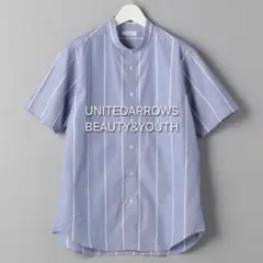 【美品】BEAUTY&YOUTH バンドカラーシャツのサムネイル