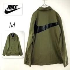 NIKE ナイキ コーチジャケット　ウーブンジャケットSWOOSHスウッシュ　M