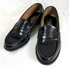 HARUTA ハルタ ローファー 25.0 ブラック 4514 通学