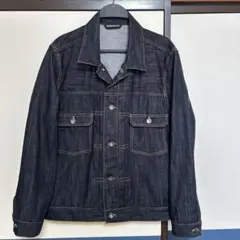 極美品ジージャン濃いネイビーLサイズ