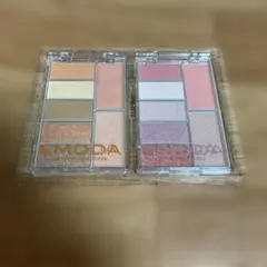 EMODA アイシャドウパレット　7色 オレンジ系　ピンク系　2セットのサムネイル