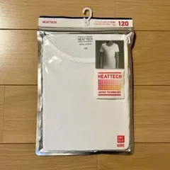ユニクロ　ヒートテック　Uネック（半袖）　120cm