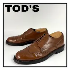 TOD'S トッズ ドレス ウイングチップ 革靴 26cm ビジネス キャメルのサムネイル