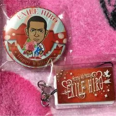 EXILE HIRO☆ホワイトデーガチャ缶バッチ&アクリルストラップ