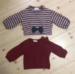 Will Mery ウイルメリー　トレーナー　80㎝ 女の子 2着セット