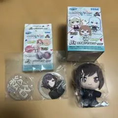 SEGAラッキーくじ プロセカ 東雲絵名 ぷちぬいマスコット 缶バッジセット