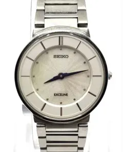 【稼働品】SEIKO EXCELINE クォーツ 4J40-0AE0 腕時計