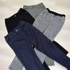 キッズ長ズボン裏起毛4点セット 150cm~