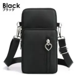 ブラック 5WAY スマホショルダーバッグ