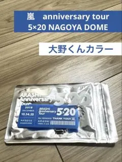 嵐　5×20 アクリルプレート　キーホルダー　青　名古屋　大野智