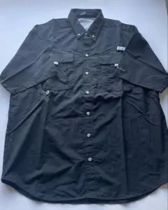 コロンビア バハマ2半袖フィッシングシャツColumbia PFG L ブラックのサムネイル