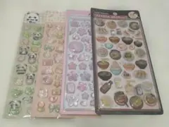 ボンボンドロップシール ぷくぷくシール 4点セット