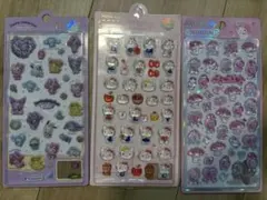 ボンボンドロップ　うるちゅるシール　3枚セット