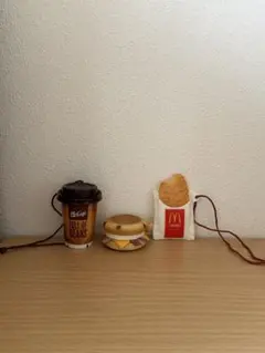 マクドナルド ミニチュア ストラップ 3点セットのサムネイル