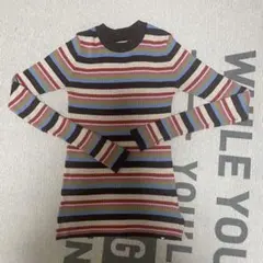 【FREAK'S STORE】ウォッシャブルラメクルーネックニットのサムネイル