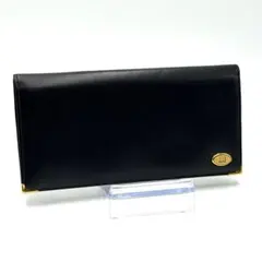 希少✨良品✨グッチ 長財布 クレスト ゴールドエンブレム Wホック 
