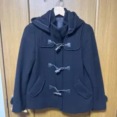 アーバンリサーチロッソ　ROSSO 黒 ダッフルコート フード付き