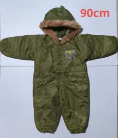 CHEERFUL　キッズ　スキーウェア　カーキ色　サイズ　90cm